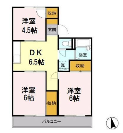 メゾンミドリの物件間取画像